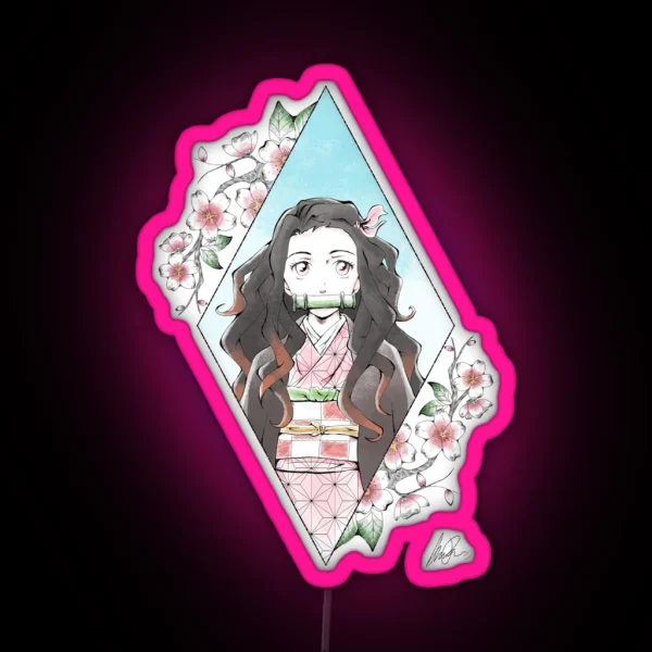 Nezuko RGB Neon Sign