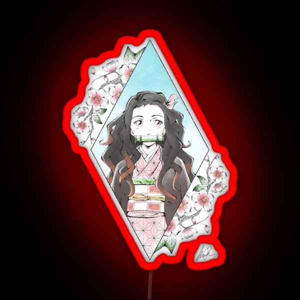 Nezuko RGB Neon Sign
