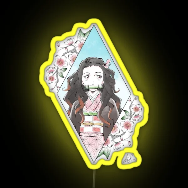 Nezuko RGB Neon Sign