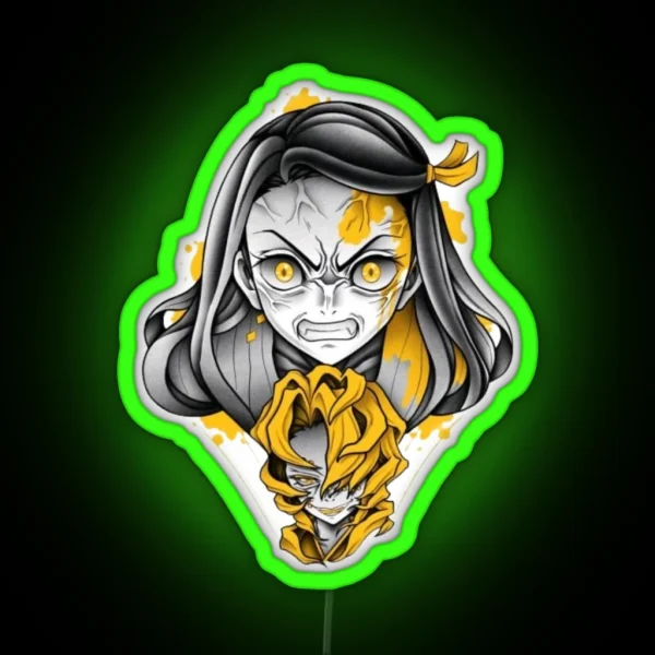 Nezuko RGB Neon Sign