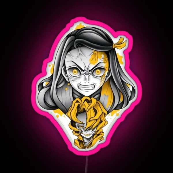 Nezuko RGB Neon Sign