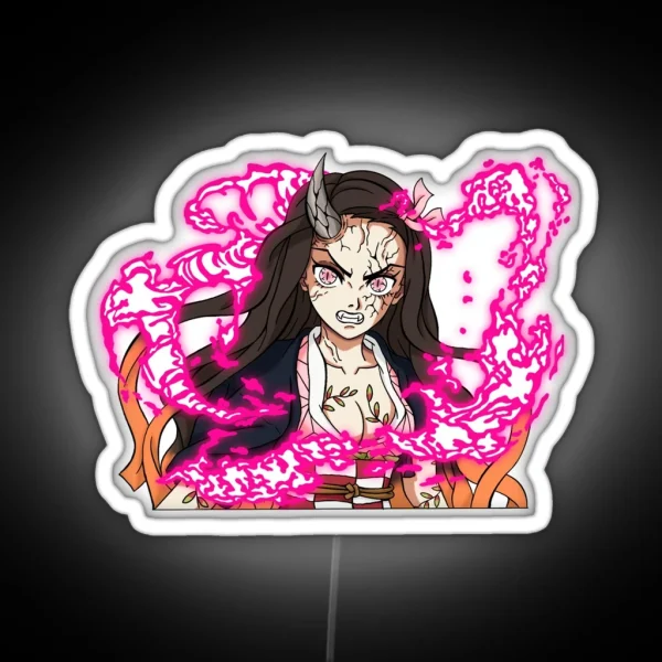 Nezuko Transformation RGB Neon Sign