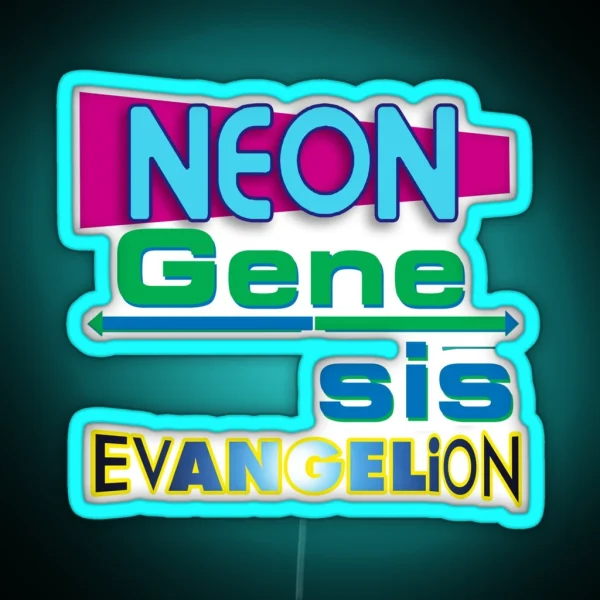 NGE But With Nick Sitcoms RGB Neon Sign
