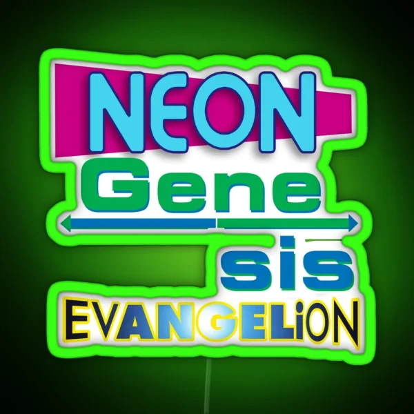 NGE But With Nick Sitcoms RGB Neon Sign