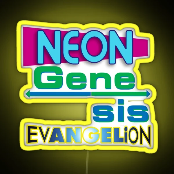 NGE But With Nick Sitcoms RGB Neon Sign