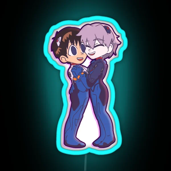 NGE Dance To The End RGB Neon Sign