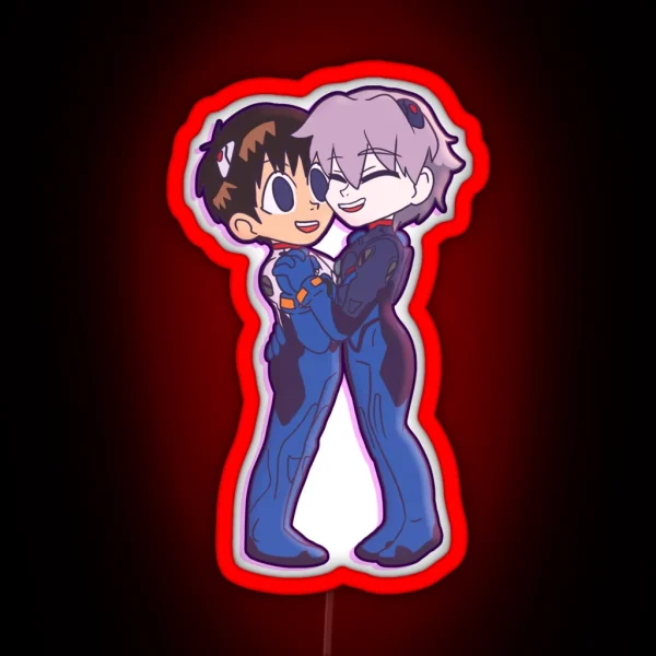 NGE Dance To The End RGB Neon Sign