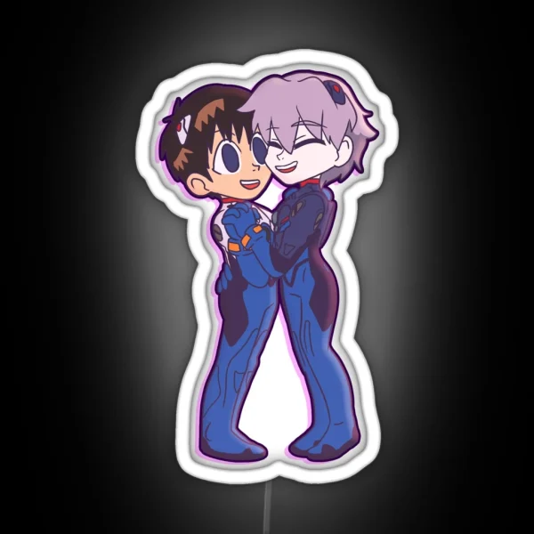 NGE Dance To The End RGB Neon Sign