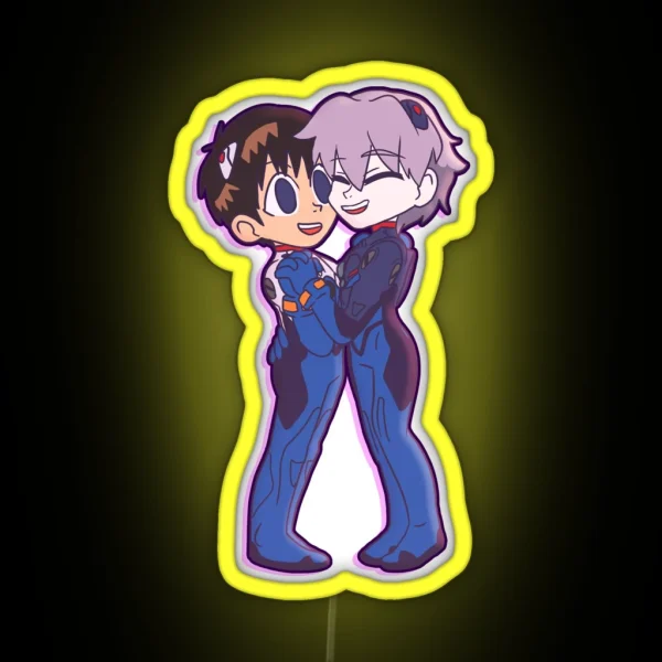 NGE Dance To The End RGB Neon Sign