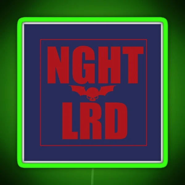 NGHT LRD RGB Neon Sign