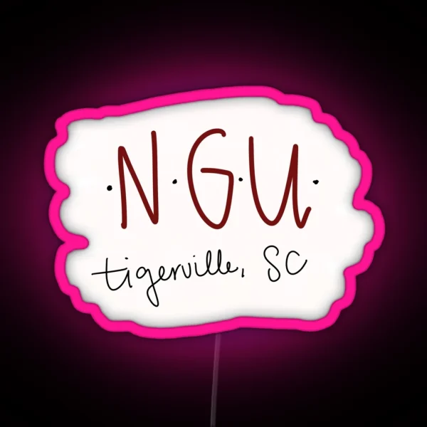 NGU RGB Neon Sign