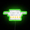 Rate Hobbylos with 5 stars - Encourage ratings with this vibrant neon sign design featuring a modern green RGB lighting ef...