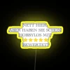 RGB Neon Sign Encouraging Users to Rate Hobbylos with 5 Stars