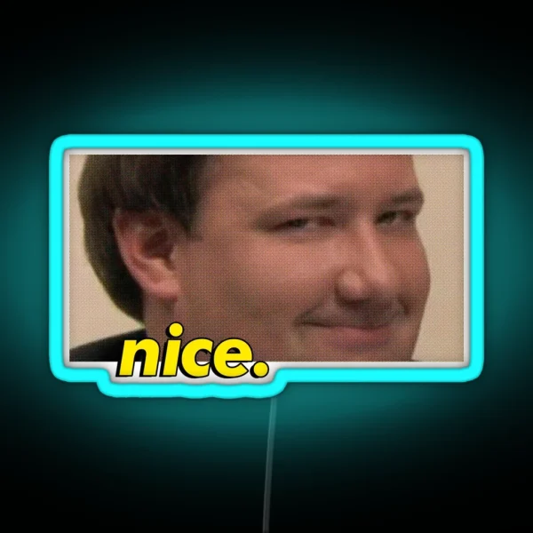 NICE Kevin Malone From The Office RGB Neon Sign