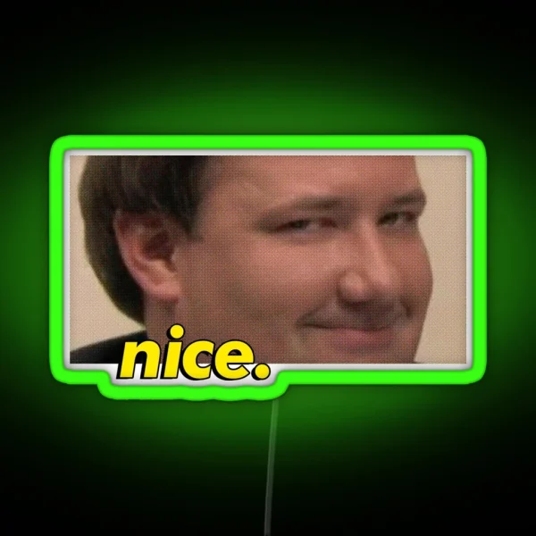 NICE Kevin Malone From The Office RGB Neon Sign