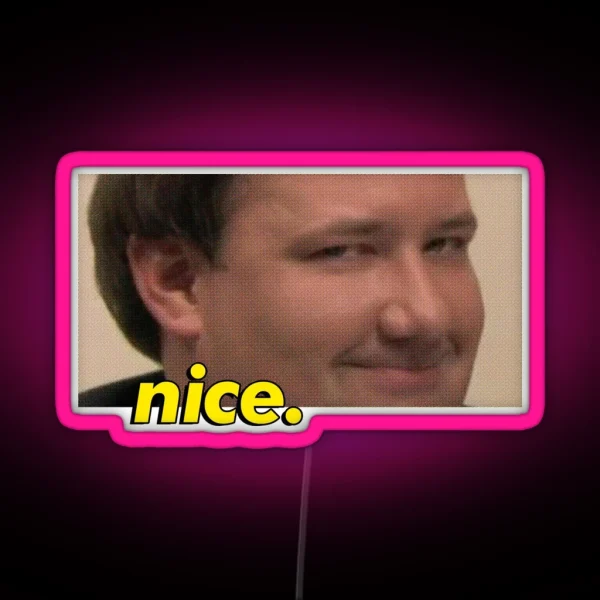 NICE Kevin Malone From The Office RGB Neon Sign