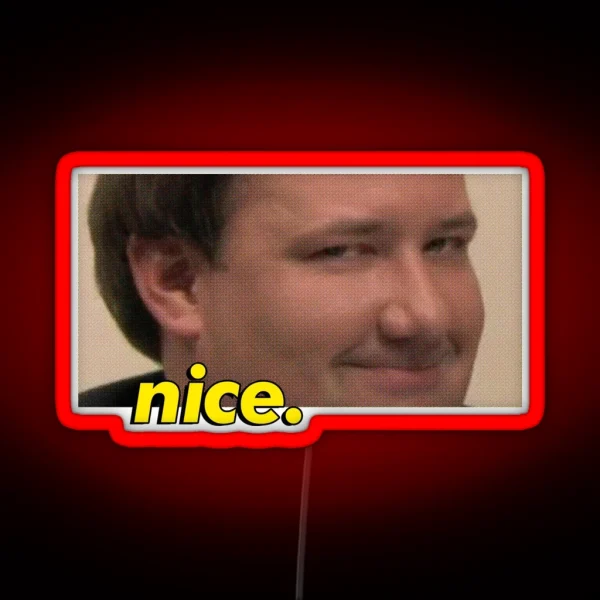 NICE Kevin Malone From The Office RGB Neon Sign