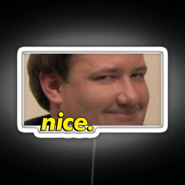 NICE Kevin Malone From The Office RGB Neon Sign