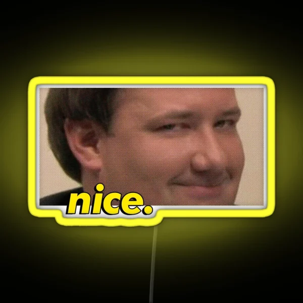 NICE Kevin Malone From The Office RGB Neon Sign