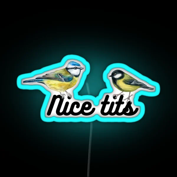 Nice Tits Bird RGB Neon Sign