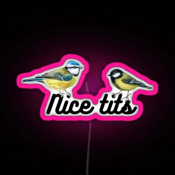 Nice Tits Bird RGB Neon Sign