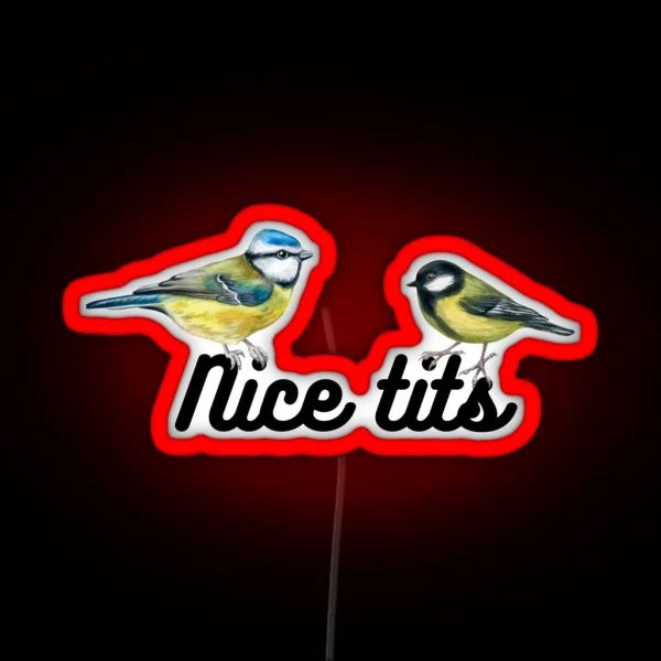 Nice Tits Bird RGB Neon Sign