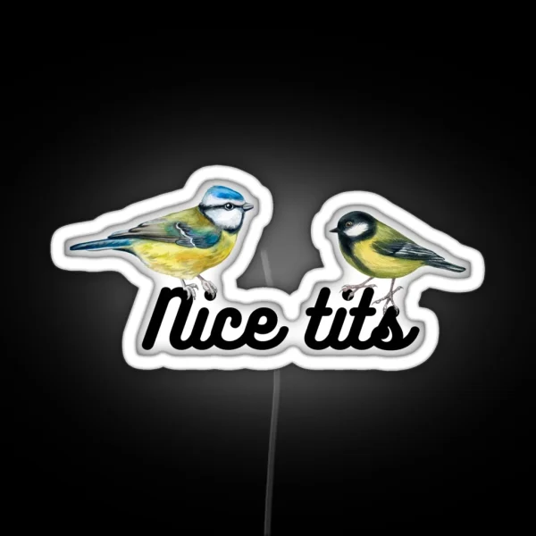 Nice Tits Bird RGB Neon Sign