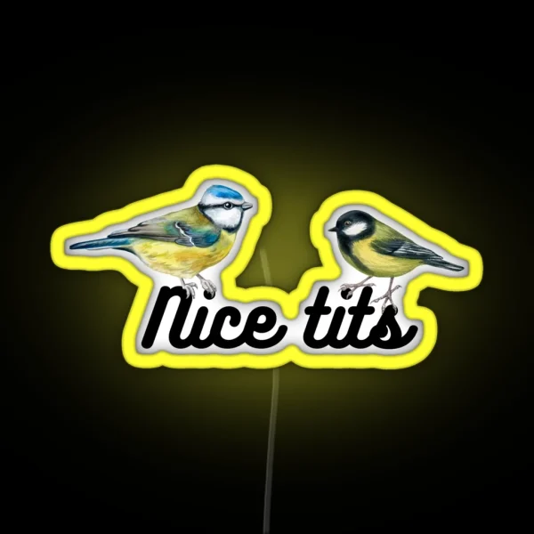 Nice Tits Bird RGB Neon Sign