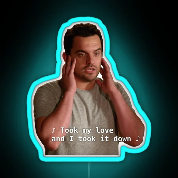 Nick Sings Landslide RGB Neon Sign