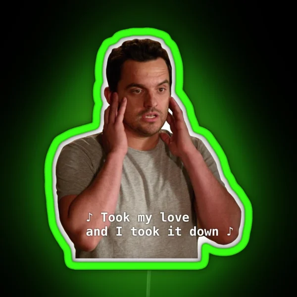 Nick Sings Landslide RGB Neon Sign