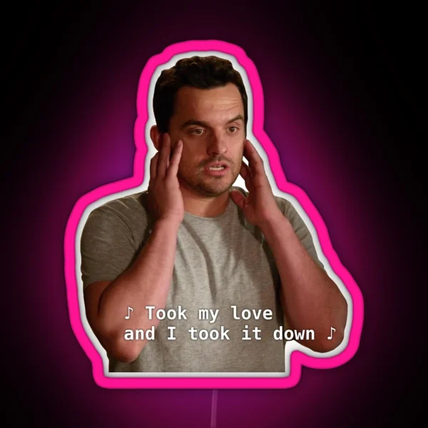 Nick Sings Landslide RGB Neon Sign