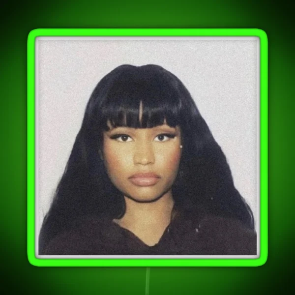 Nicki Minaj Mugshot Led RGB Neon Sign