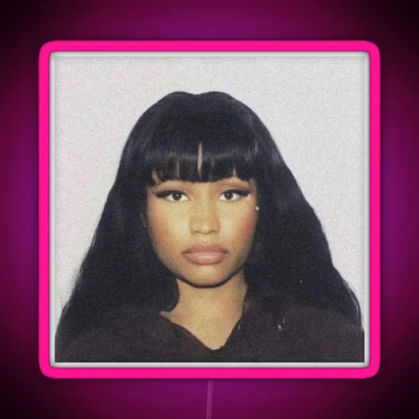 Nicki Minaj Mugshot Led RGB Neon Sign