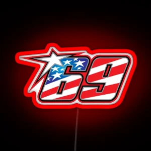 Nicky Hayden 69 RGB Neon Sign
