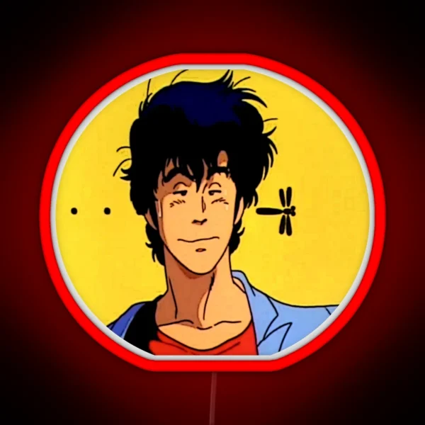 Nicky Larson City Hunter Alias Ryo Saeba RGB Neon Sign