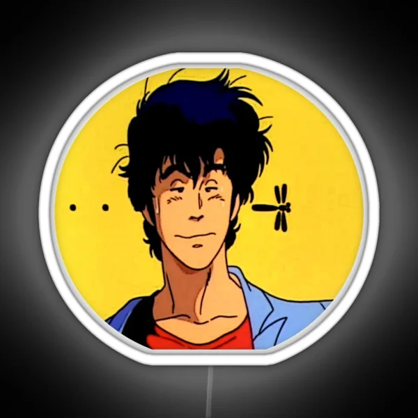 Nicky Larson City Hunter Alias Ryo Saeba RGB Neon Sign