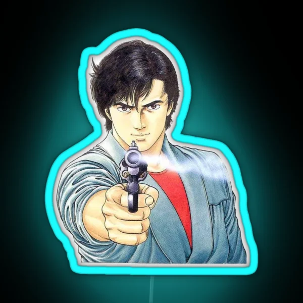 Nicky Larson City Hunter RGB Neon Sign