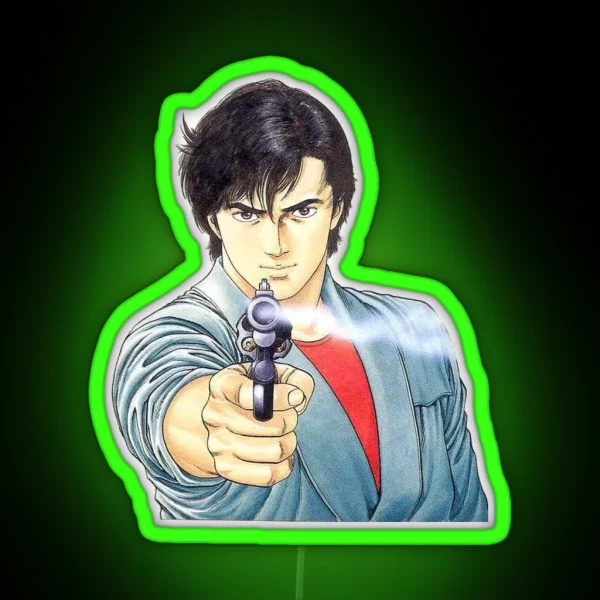 Nicky Larson City Hunter RGB Neon Sign