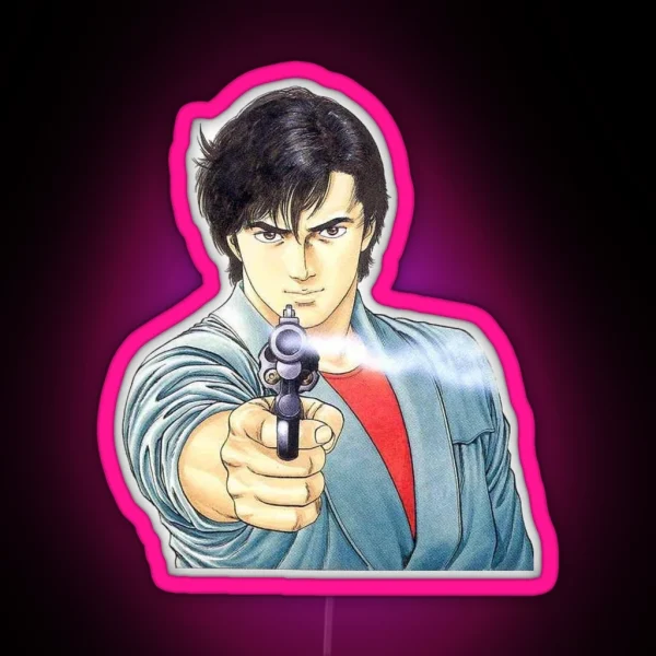 Nicky Larson City Hunter RGB Neon Sign