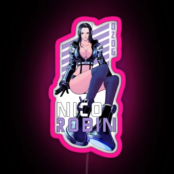 Nico Robin Shonen RGB Neon Sign