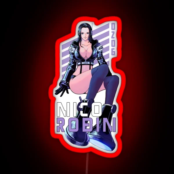 Nico Robin Shonen RGB Neon Sign