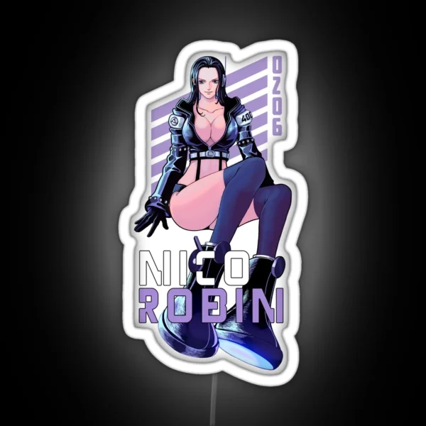 Nico Robin Shonen RGB Neon Sign
