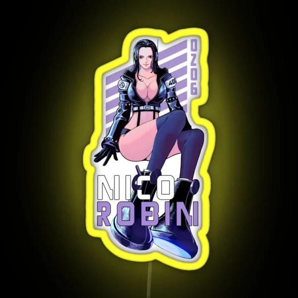 Nico Robin Shonen RGB Neon Sign