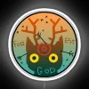 night in the woods forest god vibrant rgb neon sign white