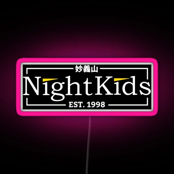 Night Kids RGB Neon Sign