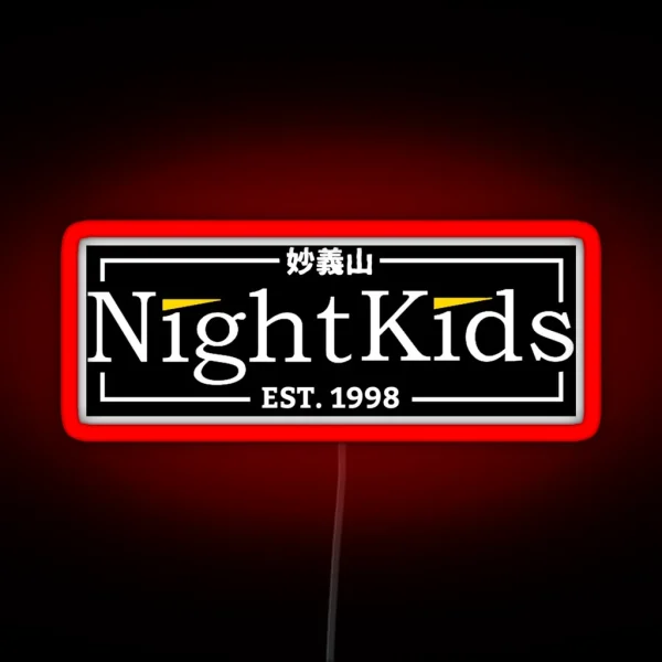 Night Kids RGB Neon Sign