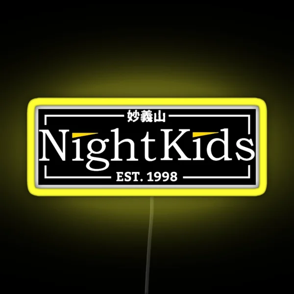 Night Kids RGB Neon Sign