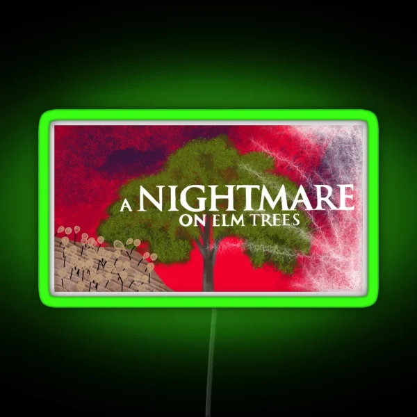 Nightmare On Elm Trees RGB Neon Sign