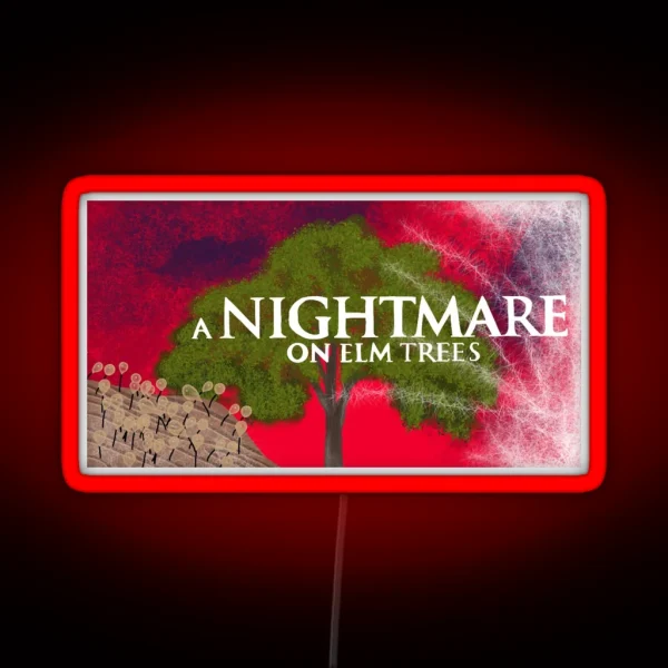 Nightmare On Elm Trees RGB Neon Sign