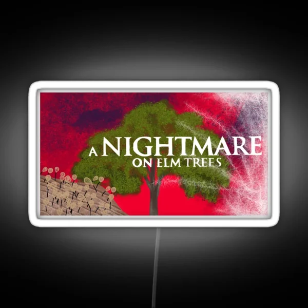 Nightmare On Elm Trees RGB Neon Sign